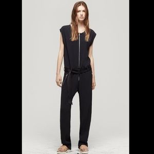 Rag & Bone | Mareth Cap Muscle Sleeve Belted Zip Jumpsuit | SOLD OUT